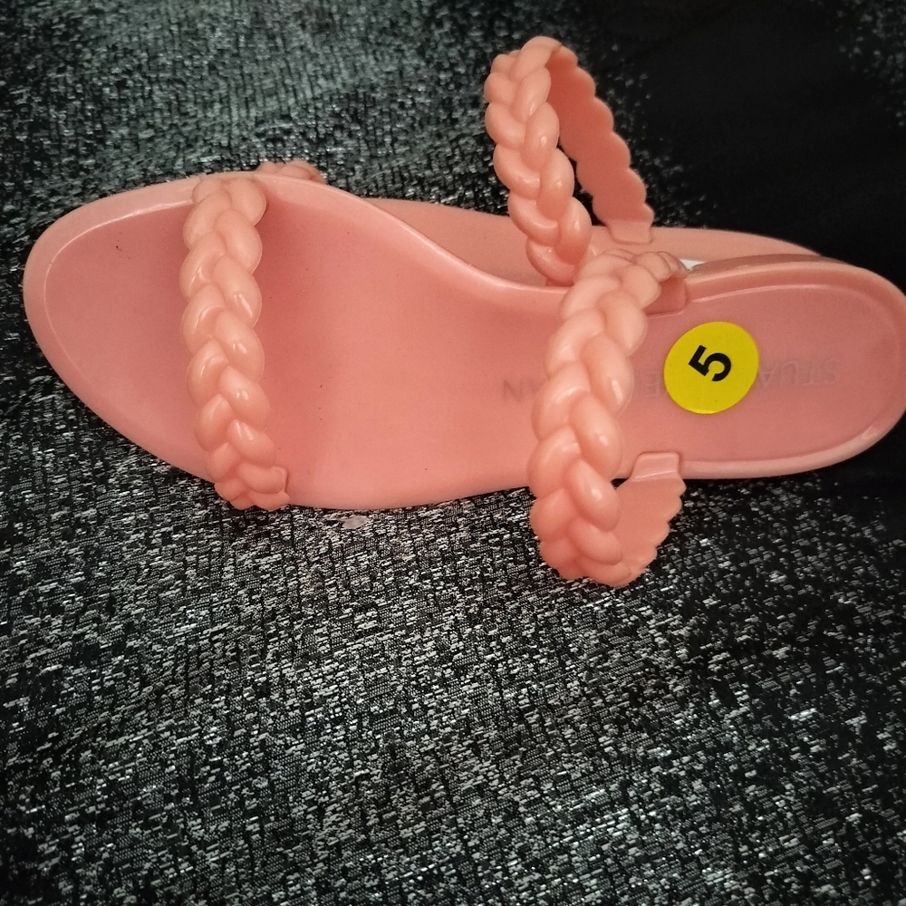 Stuart Weitzman Braida Sawyer Jelly Sandals